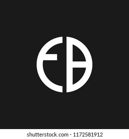 FB logo designed using initials letter F and B in editable vector format.
