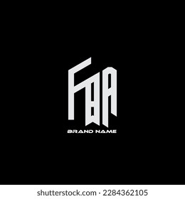 FBA Monogram Logo Design Vector