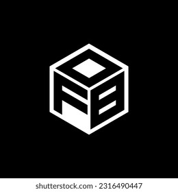 Diseño del logotipo de la letra FBD en la ilustración. Logo vector, diseños de caligrafía para logotipo, afiche, invitación, etc.