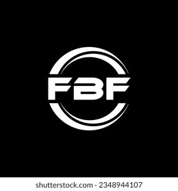 FBF Logo Design, Inspiration for a Unique Identity. Modern Elegance and Creative Design. Watermark Your Success with the Striking this Logo.