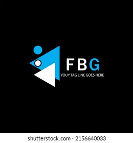 FBG letter logo creative design with vector graphic