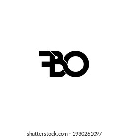 Fbo Letter Original Monogram Logo Design