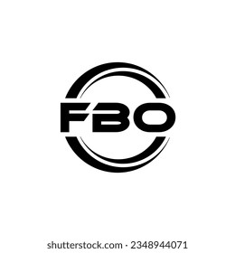 Diseño de logotipos FBO, inspiración para una identidad única. Elegancia moderna y diseño creativo. Marca tu éxito con el impresionante logotipo.