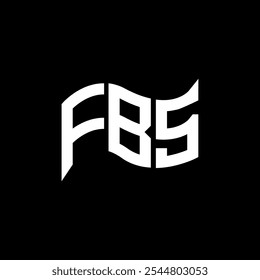 Diseño del logotipo de FBS, logotipo simple y moderno de FBS. Diseño de alfabeto lujoso de FBS  
