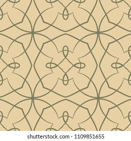 Fbstract seamless ornamental vintage pattern. Vector illustration