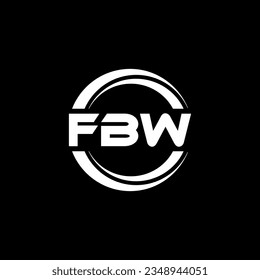 FBW Logo Design, Inspiration for a Unique Identity. Modern Elegance and Creative Design. Watermark Your Success with the Striking this Logo.