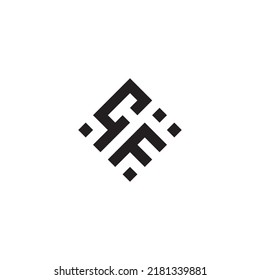 logotipo de concepto geométrico abstracto FC en un diseño profesional de alta calidad que será mejor para el estilo de la calle