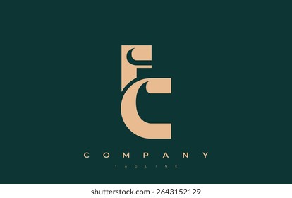 FC Abstract Geometric Logo Design. Modern and elegant logo design with simplistic typography elements, showcasing branding excellence.