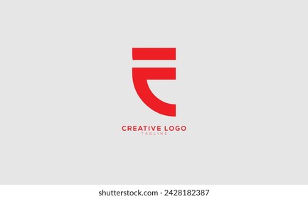 FC CF Abstract initial monogram letter alphabet logo design