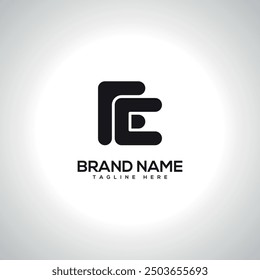 FC CF Alphabet Unique Letter Logo Design. Initial Vector Symbol.
