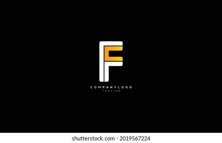FC CF F AND C Abstract initial monogram letter alphabet logo design