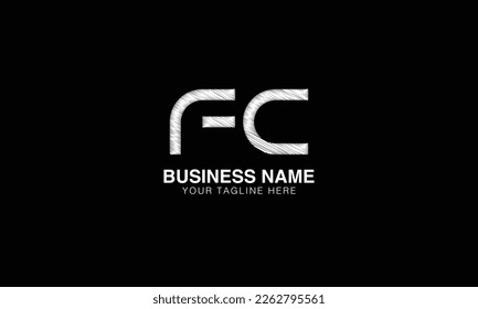 FC initial logo | initial based abstract modern minimal creative logo, vector template image. luxury logotype logo, real estate homie logo. typography. initials 