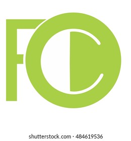 fc letter vector logo