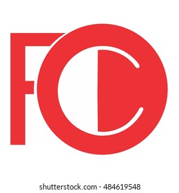 Fc Letter Vector Logo Stock Vector (Royalty Free) 484619548 | Shutterstock