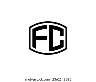 FC Logo design vector template