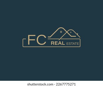 FC Real Estate  Consultants Logo Design Vectors images. Luxury Real Estate Logo Design