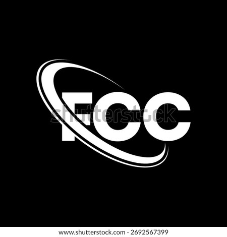 FCC logo. FCC letter. FCC letter logo design. Intitials FCC logo linked with circle and uppercase monogram logo. FCC-typography for technology, business and real estate brand.