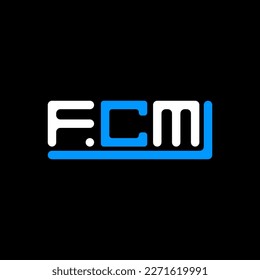 FCM letter logo creative design with vector graphic, FCM simple and modern logo.