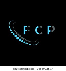 FCP letter logo abstract design. FCP unique design. FCP.
