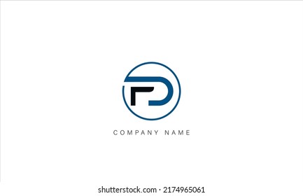 FD, DF Alphabet Letters Logo Monogram