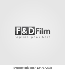 F&D Film Logo Template Design