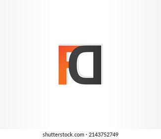FD icon concept design letter