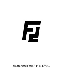 Fd Initial Letter Logo Vector