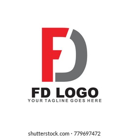 FD Letter Logo design