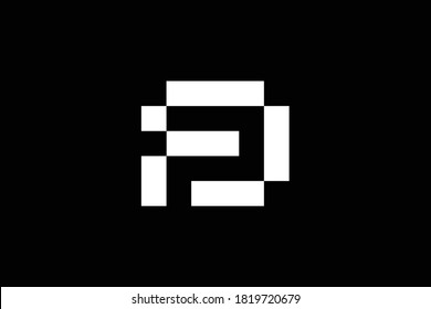 FD letter logo design on luxury background. DF monogram initials letter logo concept. DF icon design. FD elegant and Professional white color letter icon design on black background.  F D DF FD