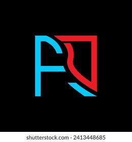 Diseño vectorial del logotipo de la letra FD, logotipo FD simple y moderno. Diseño de alfabetos lujosos para FD  