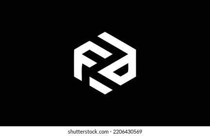 FD letter vector logo. FD letter vector logo