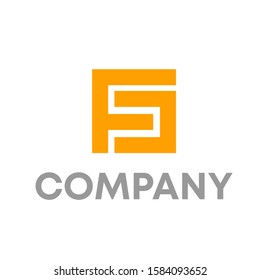 fd logo icon design template sign
