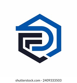 logo de fd tb simple limpio y elegante 