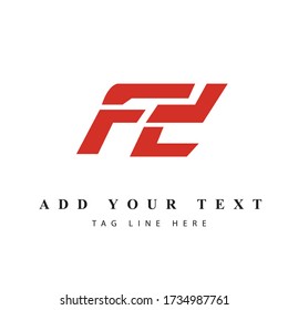 FD text logo design & Illustration vector art 