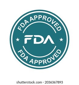 FDA Approved Badge Logo Design. Suitable For Label, Badge, Logo, Seal