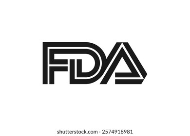 FDA approved grunge rubber stamp on white background. Vector illustration.