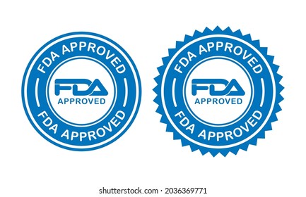 FDA approved logo design. Suitable for product label and business