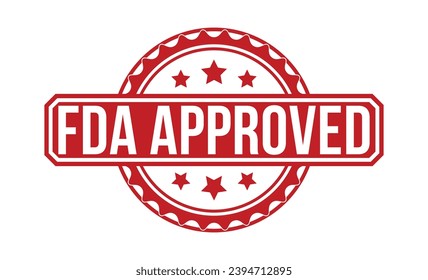 La FDA aprobó el diseño de vectores de estampado de goma roja.