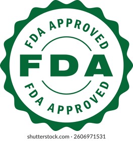 FDA Approved Stamp - Official Certification Seal