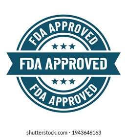 FDA vector badge template. This design use emblem symbol suitable for business