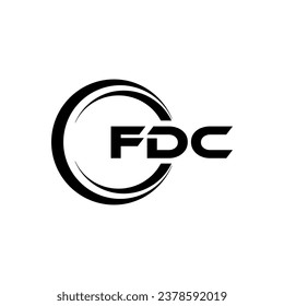 FDC Logo Design, Inspiration for a Unique Identity. Modern Elegance and Creative Design. Watermark Your Success with the Striking this Logo.