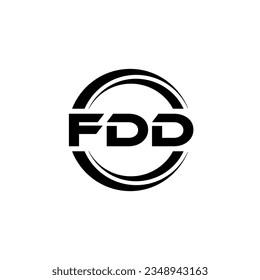 FDD Logo Design, Inspiration for a Unique Identity. Modern Elegance and Creative Design. Watermark Your Success with the Striking this Logo.