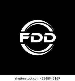 FDD Logo Design, Inspiration for a Unique Identity. Modern Elegance and Creative Design. Watermark Your Success with the Striking this Logo.