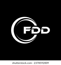 FDD Logo Design, Inspiration for a Unique Identity. Modern Elegance and Creative Design. Watermark Your Success with the Striking this Logo.