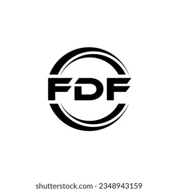 Diseño de logotipos FDF, inspiración para una identidad única. Elegancia moderna y diseño creativo. Marca tu éxito con el impresionante logotipo.