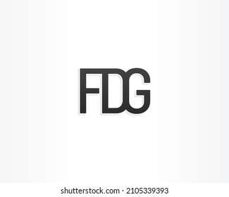 FDG icon concept logo design