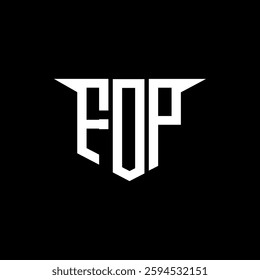 FDP letter logo design with white background in illustrator, vector logo modern alphabet font overlap style, calligraphy designs for logo, Poster, Invitation, etc.