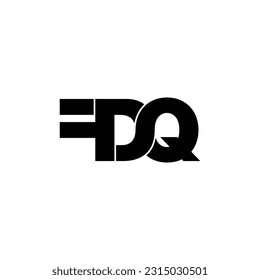 FDQ letter monogram logo design vector