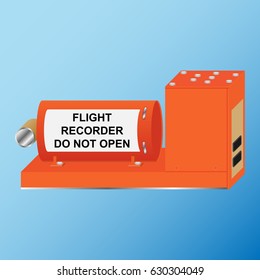 FDR CVR Flight Data Recorder On Airplane