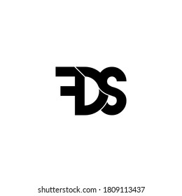 fds letter original monogram logo design